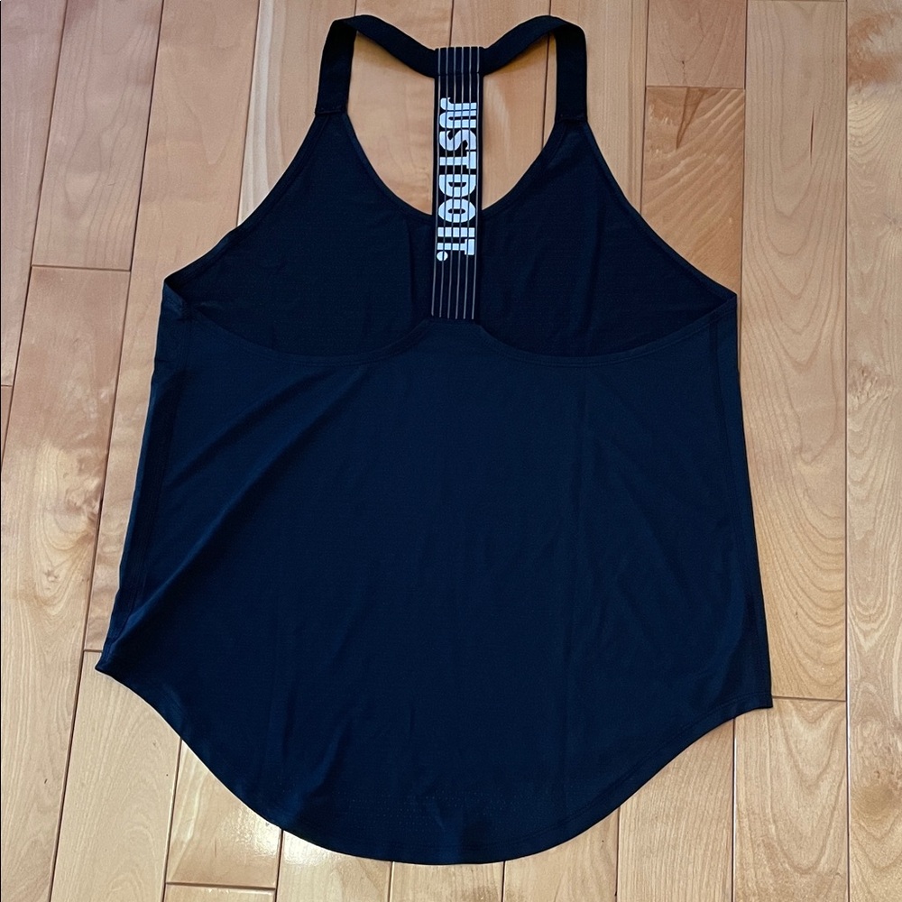 M.     NIKE 🖤 Black Tank Top with Bold Back Design